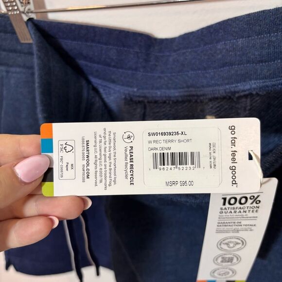 Smartwool Women's Recycled Terry Short
NEW with tags Size XL Dark Denim - Picture 12 of 16
